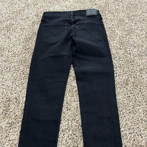 Levi's Premium 720 Super Skinny High Rise Black jeans EUC